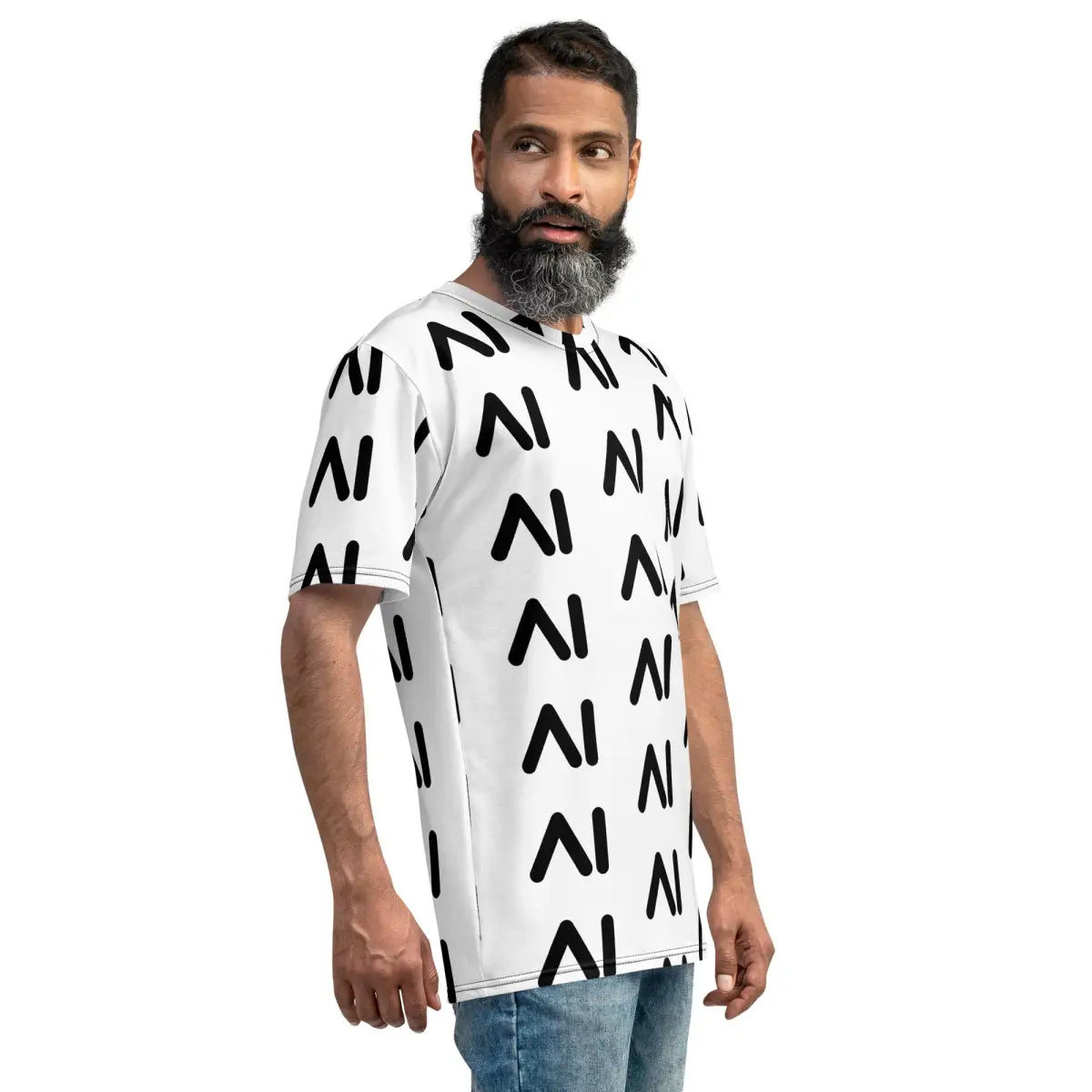 White AI Logo T-Shirt (men)