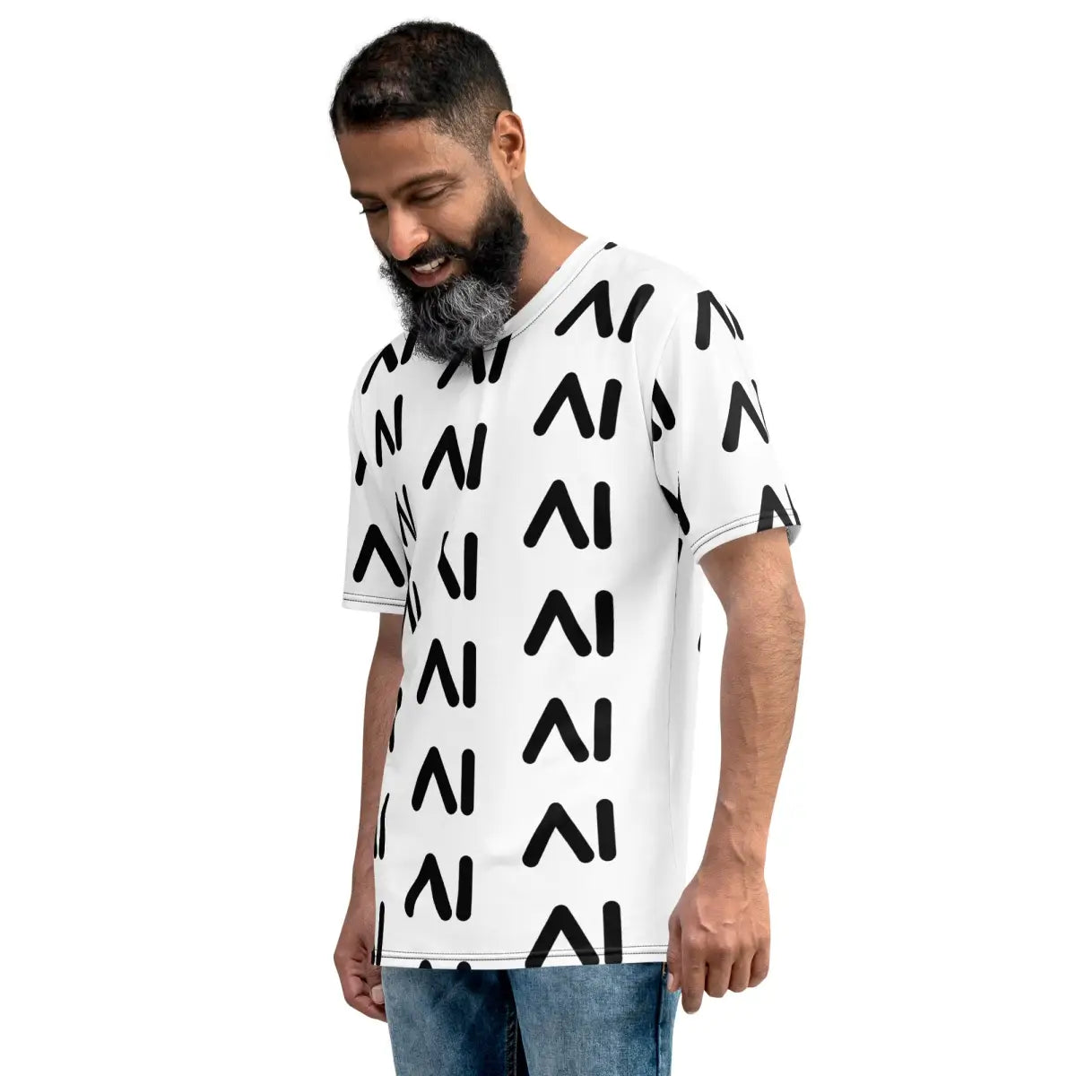 White AI Logo T-Shirt (men)