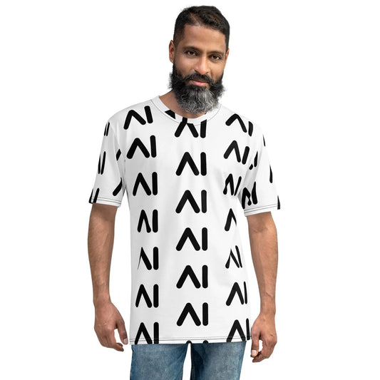 The White Ai Logo T-shirt (men).