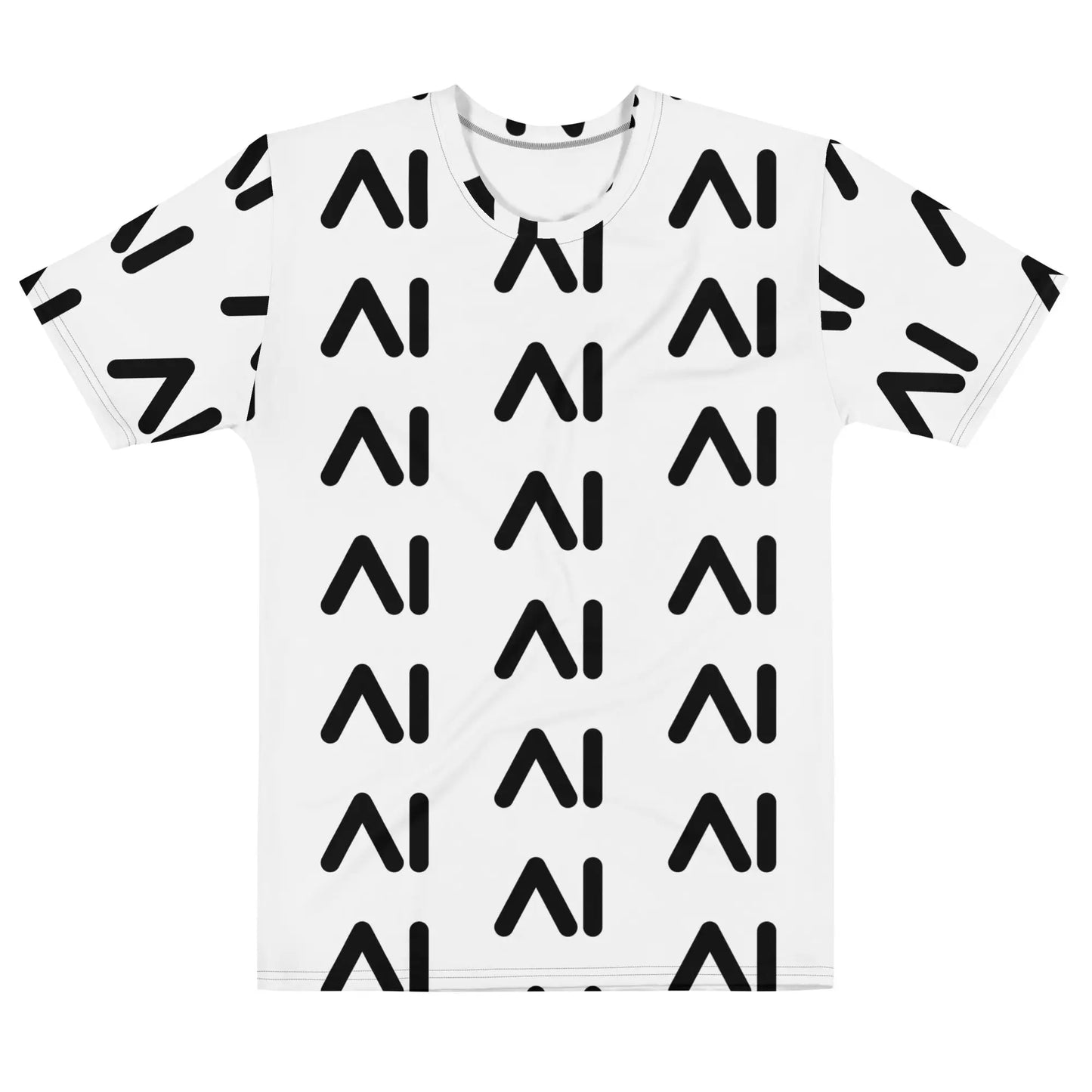 White AI Logo T-Shirt (men) - M