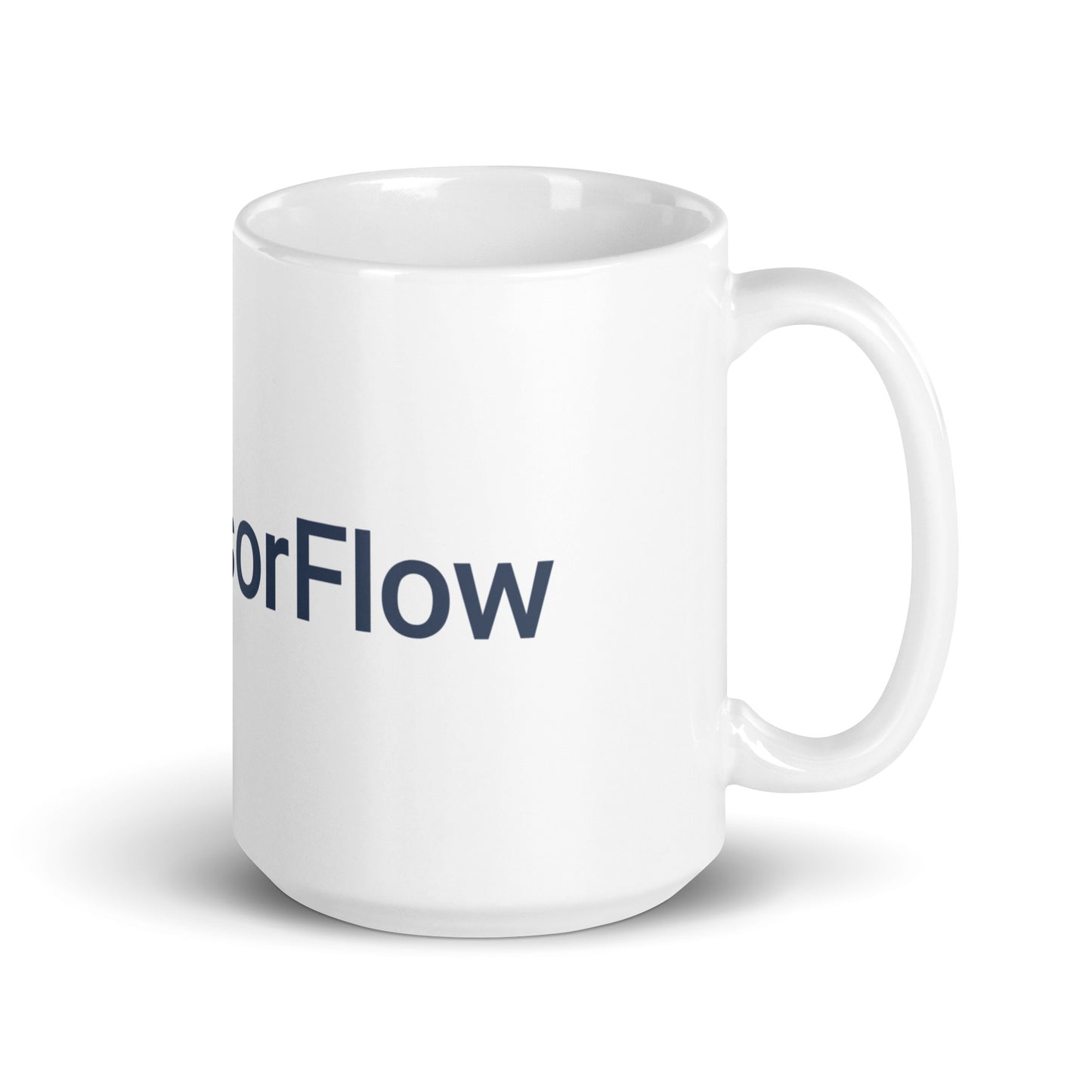 TensorFlow 2 Logo White Glossy Mug