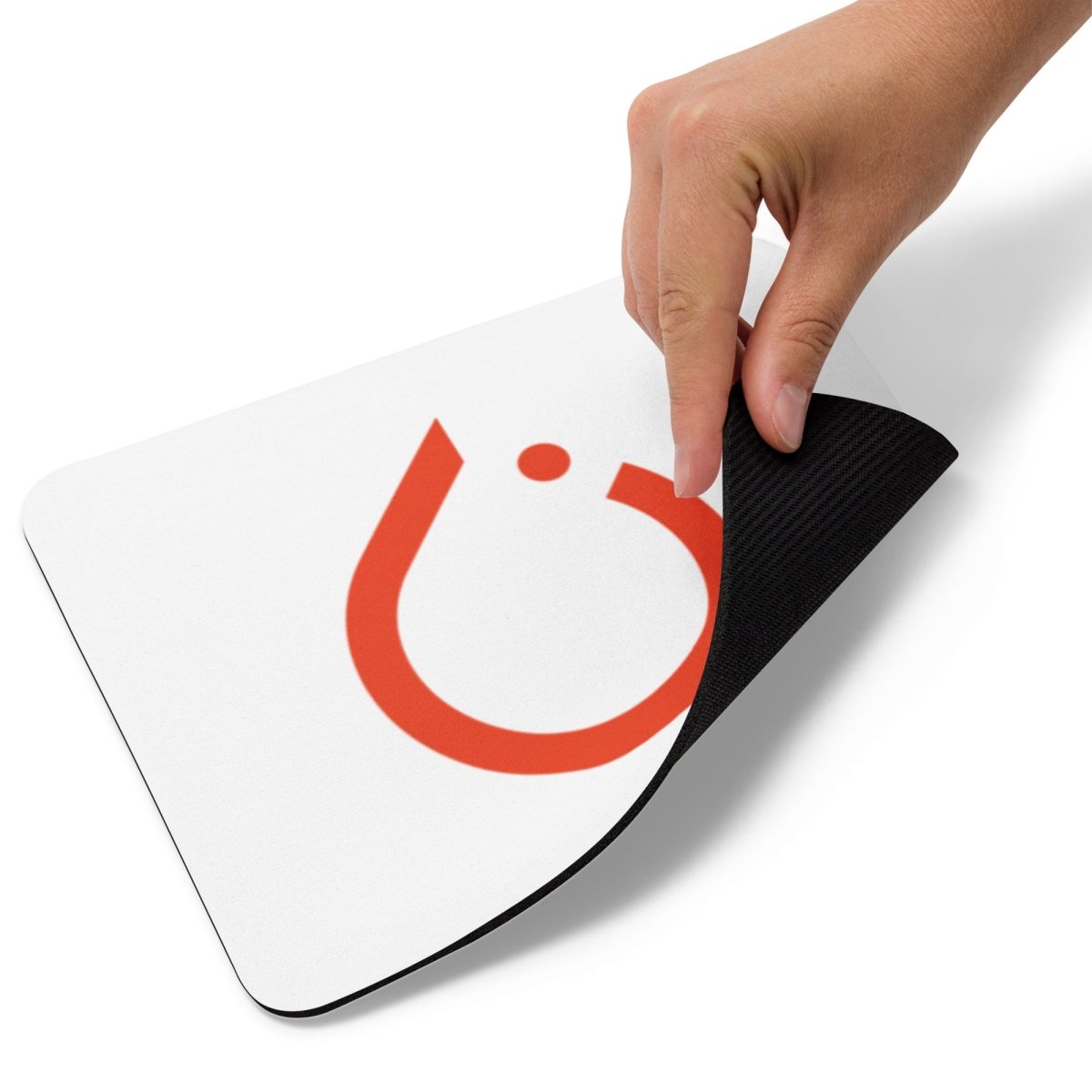 White PyTorch Icon Mouse Pad - AI Store