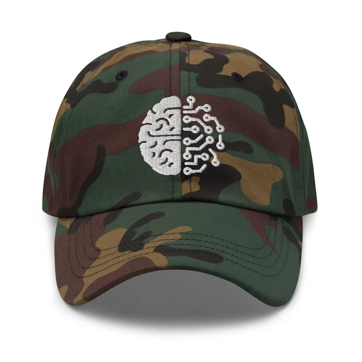 Wired Brain Cap - Green Camo