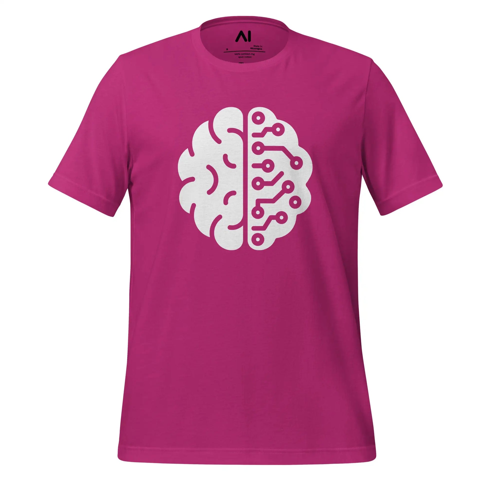 Wired Brain T-Shirt 2 (unisex) - Berry / M