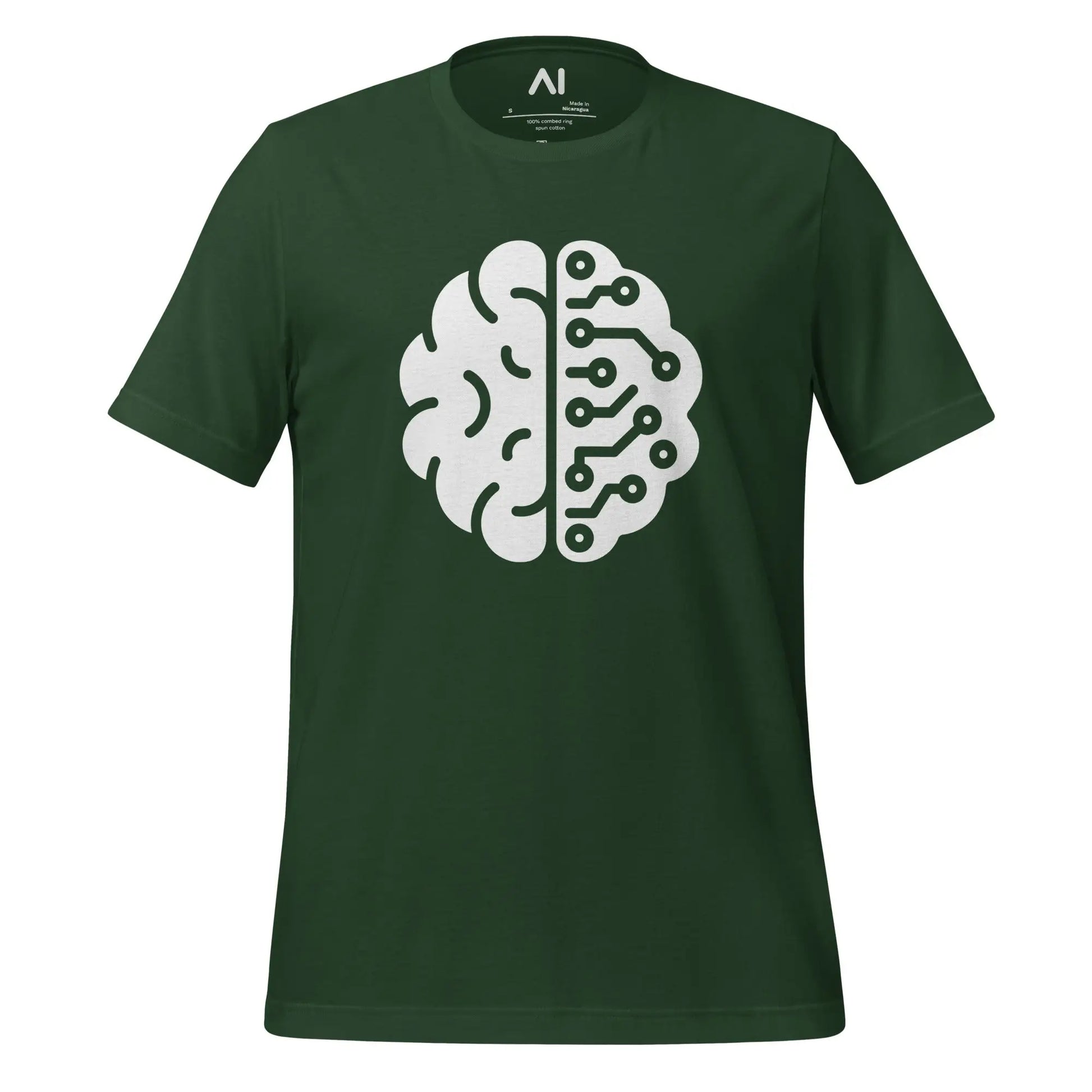 Wired Brain T-Shirt 2 (unisex) - Forest / M