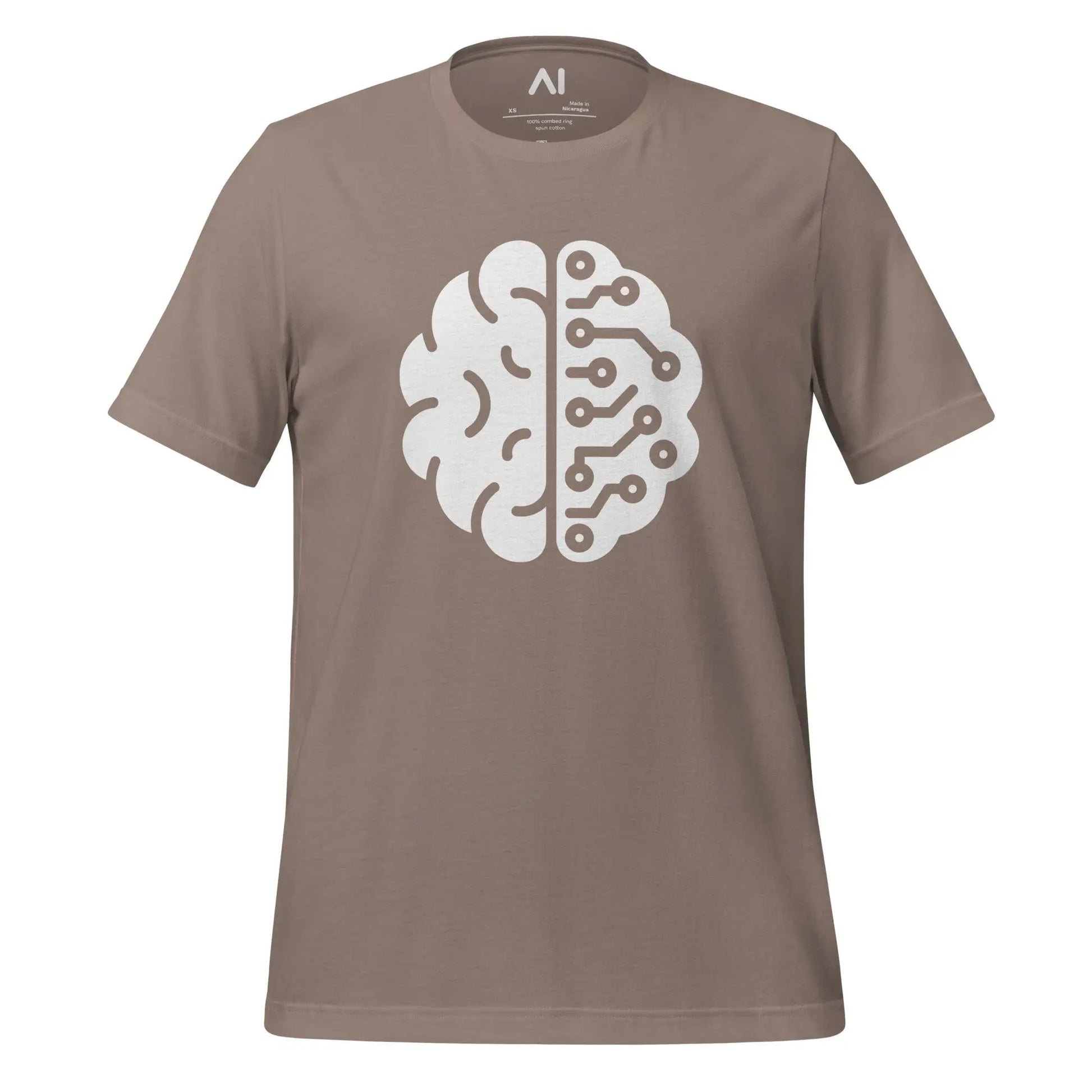 Wired Brain T-Shirt 2 (unisex) - Pebble / M