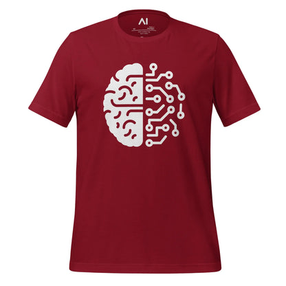 Wired Brain T-Shirt (unisex) - Cardinal / M