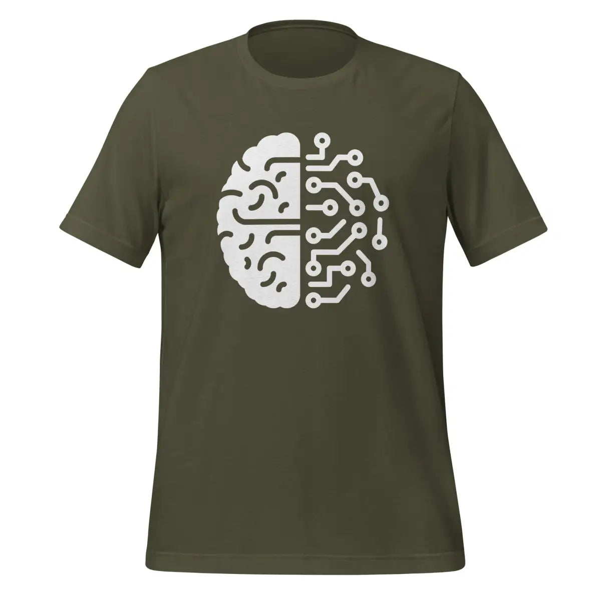 Wired Brain T-Shirt (unisex) - Military Green / M