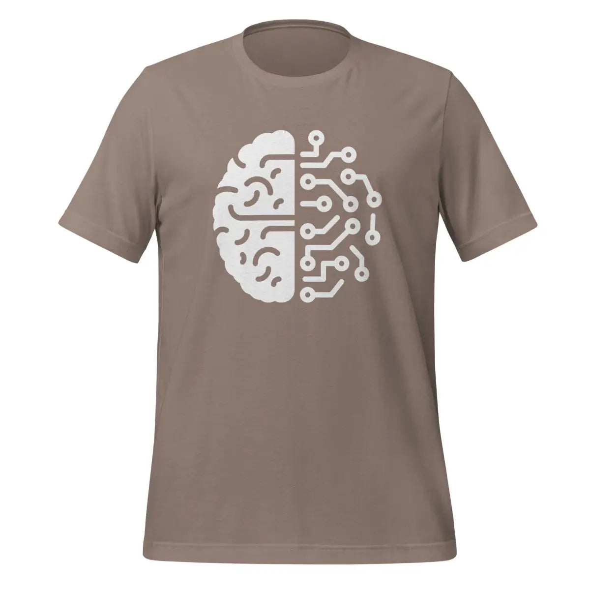 Wired Brain T-Shirt (unisex) - Pebble / M