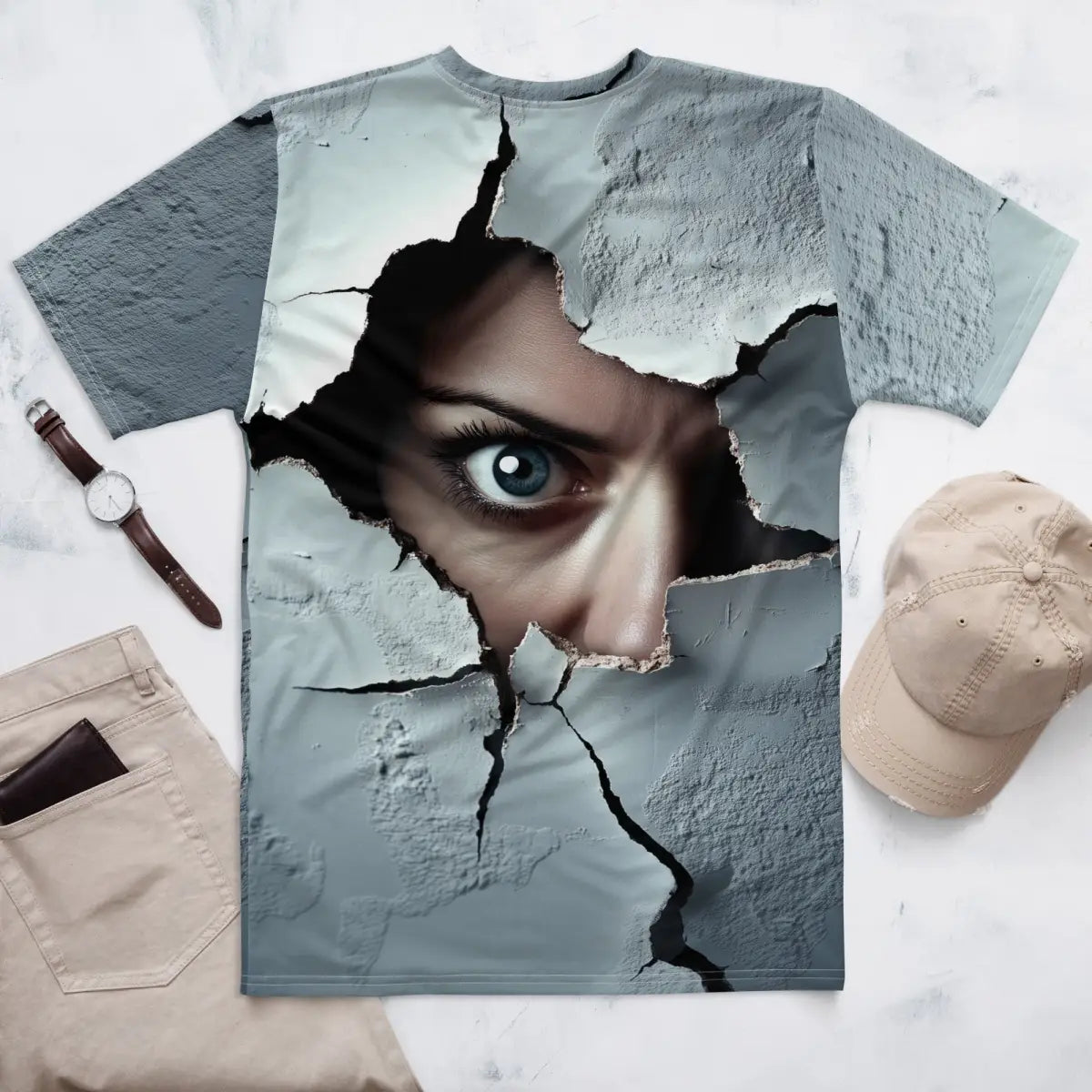 The Woman Spying on you T-shirt 3 (men).