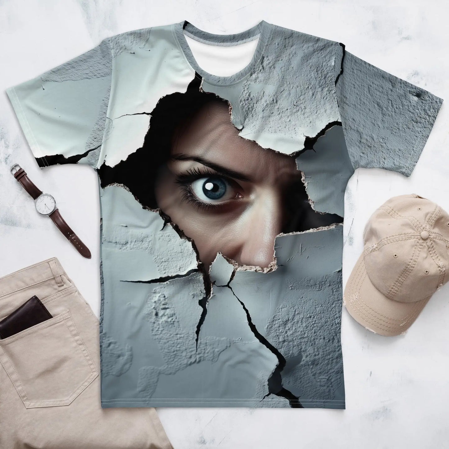 The Woman Spying on you T-shirt 3 (men).