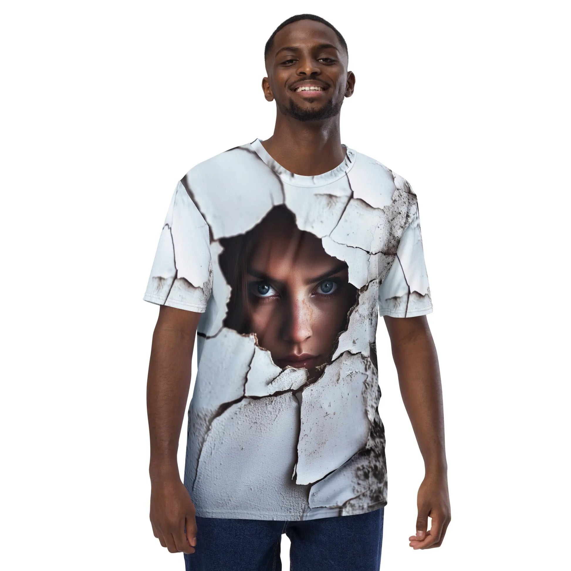 Woman Spying on You T-Shirt 4 (men)