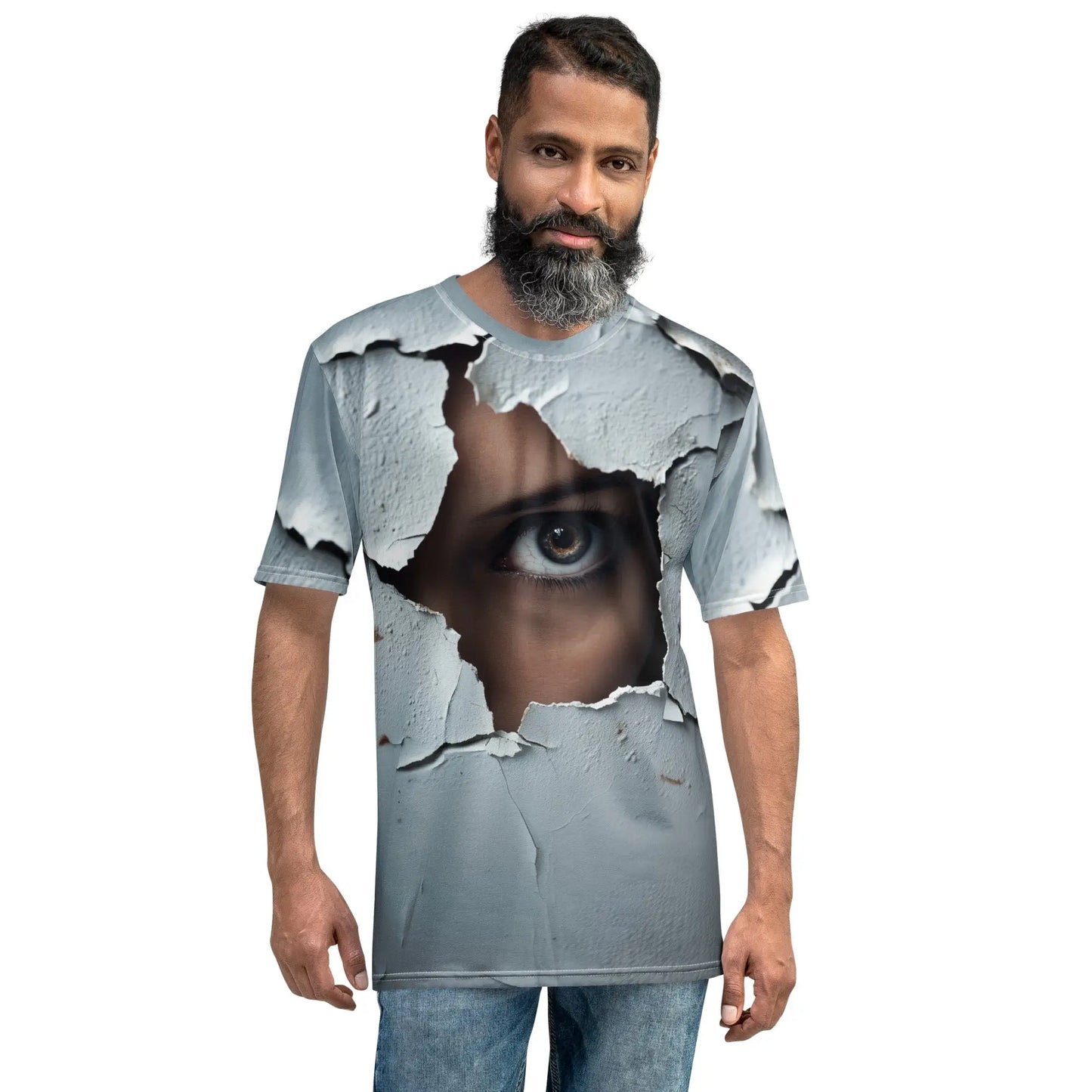 Woman Spying on You T-Shirt (men)