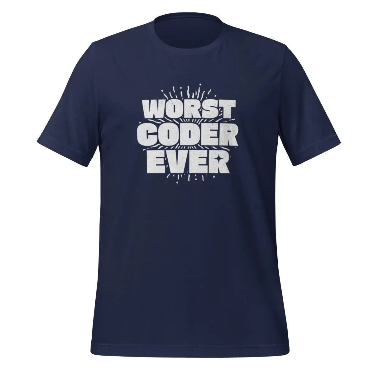 WORST CODER EVER T-Shirt (unisex) - Navy / M