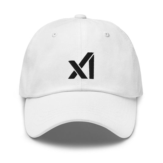 xAI Black Embroidered Cap - White - AI Store
