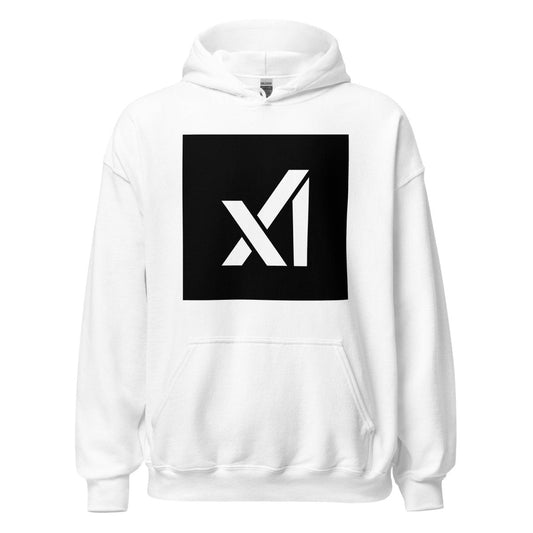 xAI Logo Hoodie (unisex) - White - AI Store