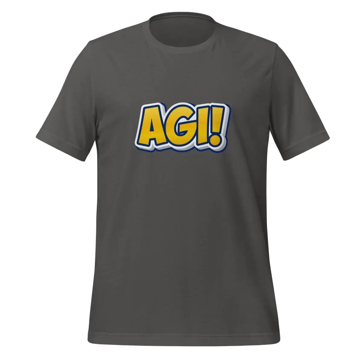 Yellow Comic AGI T-Shirt (unisex) - Asphalt / M