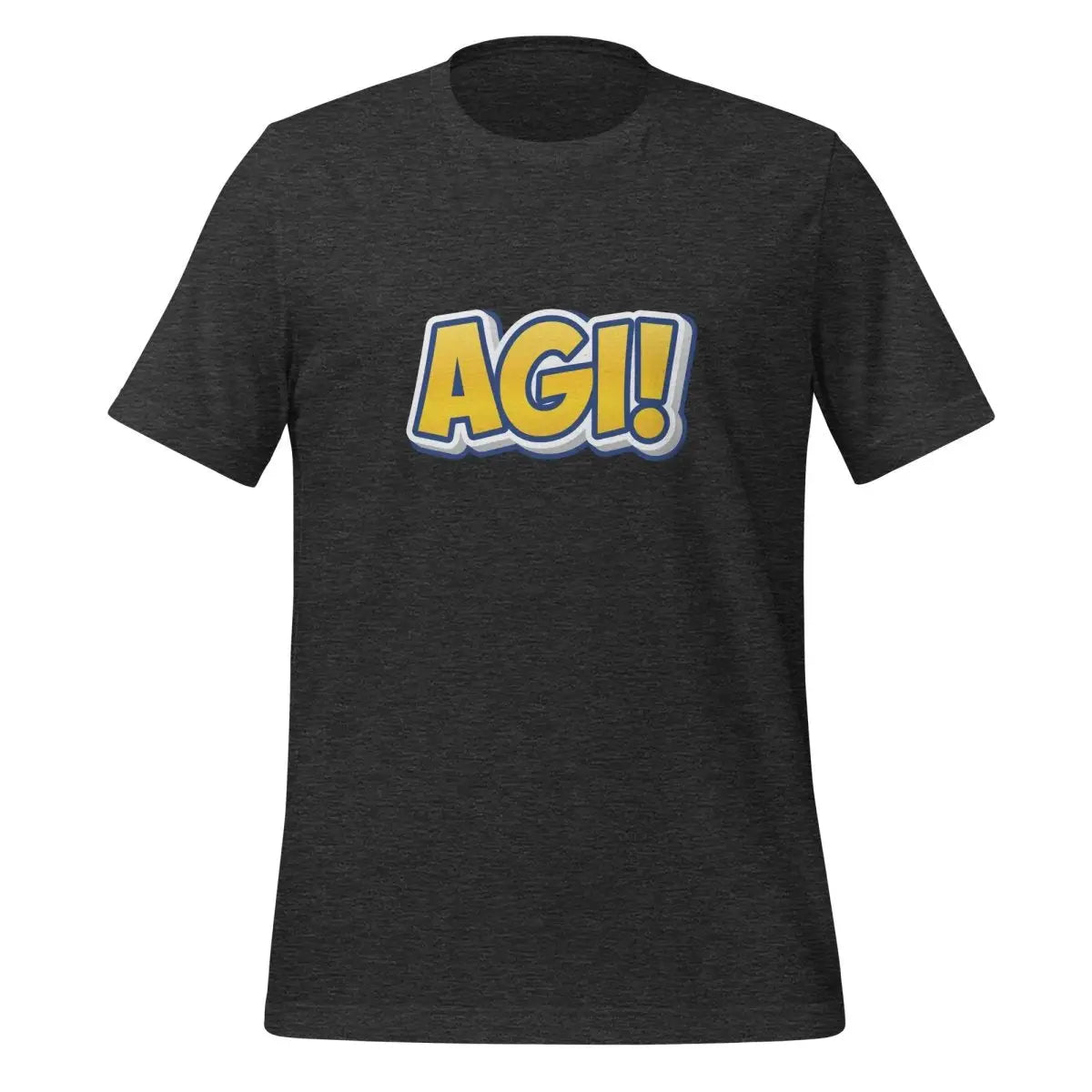 Yellow Comic AGI T-Shirt (unisex) - Dark Grey Heather / M