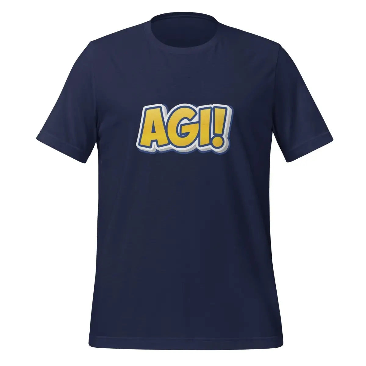 Yellow Comic AGI T-Shirt (unisex) - Navy / M