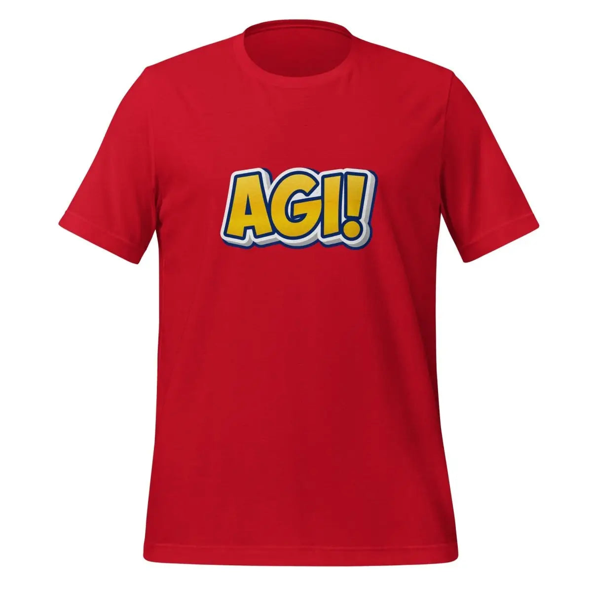 Yellow Comic AGI T-Shirt (unisex) - Red / M