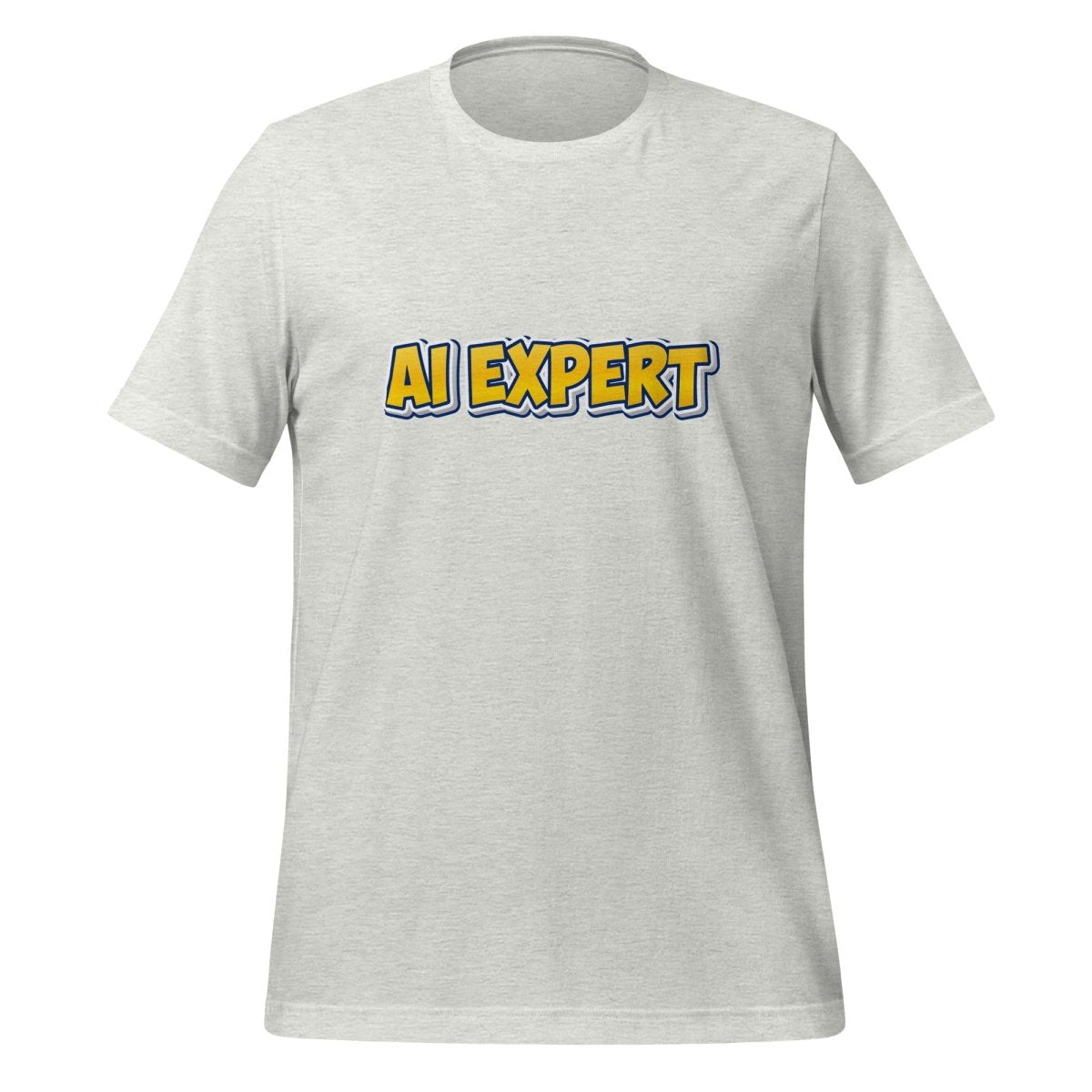 Yellow Comic AI EXPERT T-Shirt (unisex) - Ash - AI Store