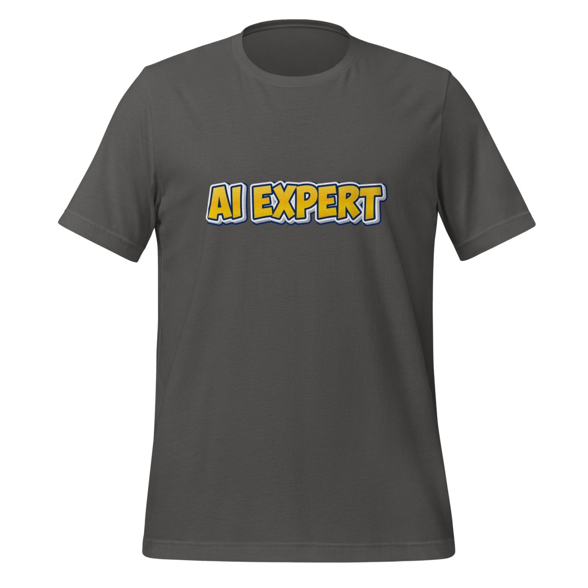 Yellow Comic AI EXPERT T-Shirt (unisex) - Asphalt - AI Store