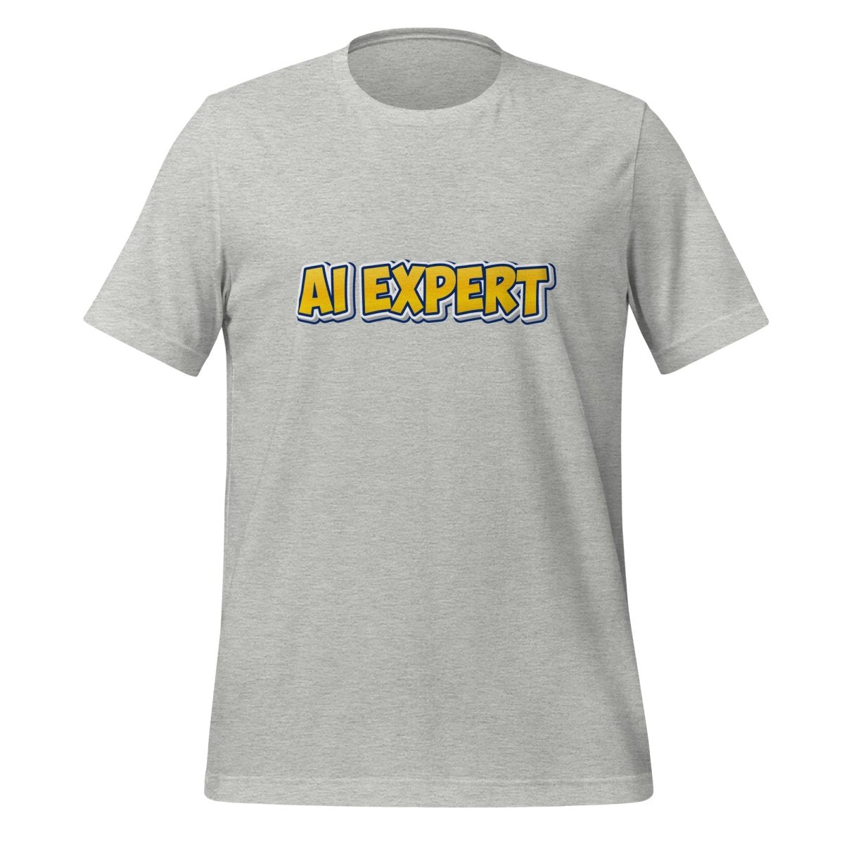 Yellow Comic AI EXPERT T-Shirt (unisex) - Athletic Heather - AI Store