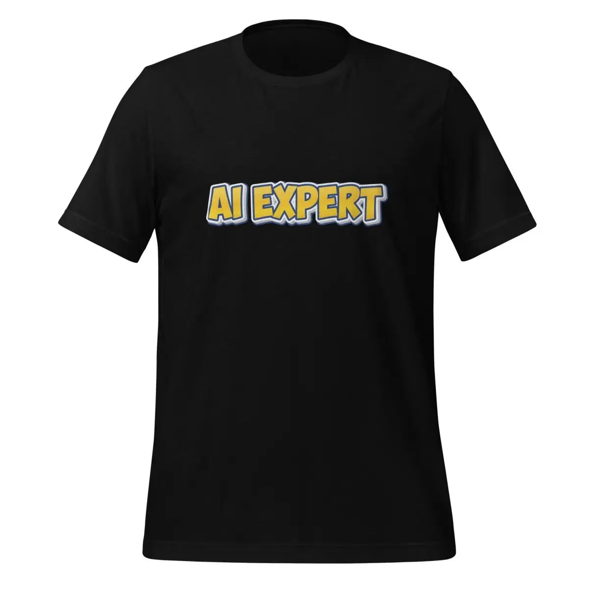 The Yellow Comic Ai Expert T-shirt (unisex) Black / m.