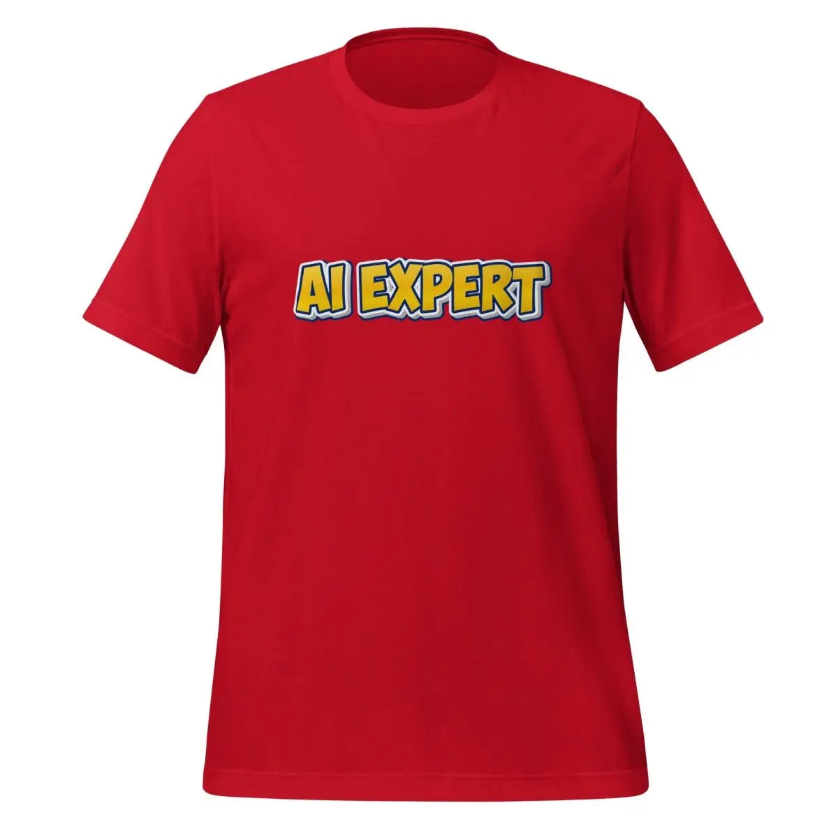 The Yellow Comic Ai Expert T-shirt (unisex) Red / m.