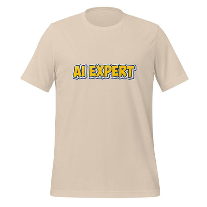 Yellow Comic AI EXPERT T-Shirt (unisex) - Soft Cream - AI Store