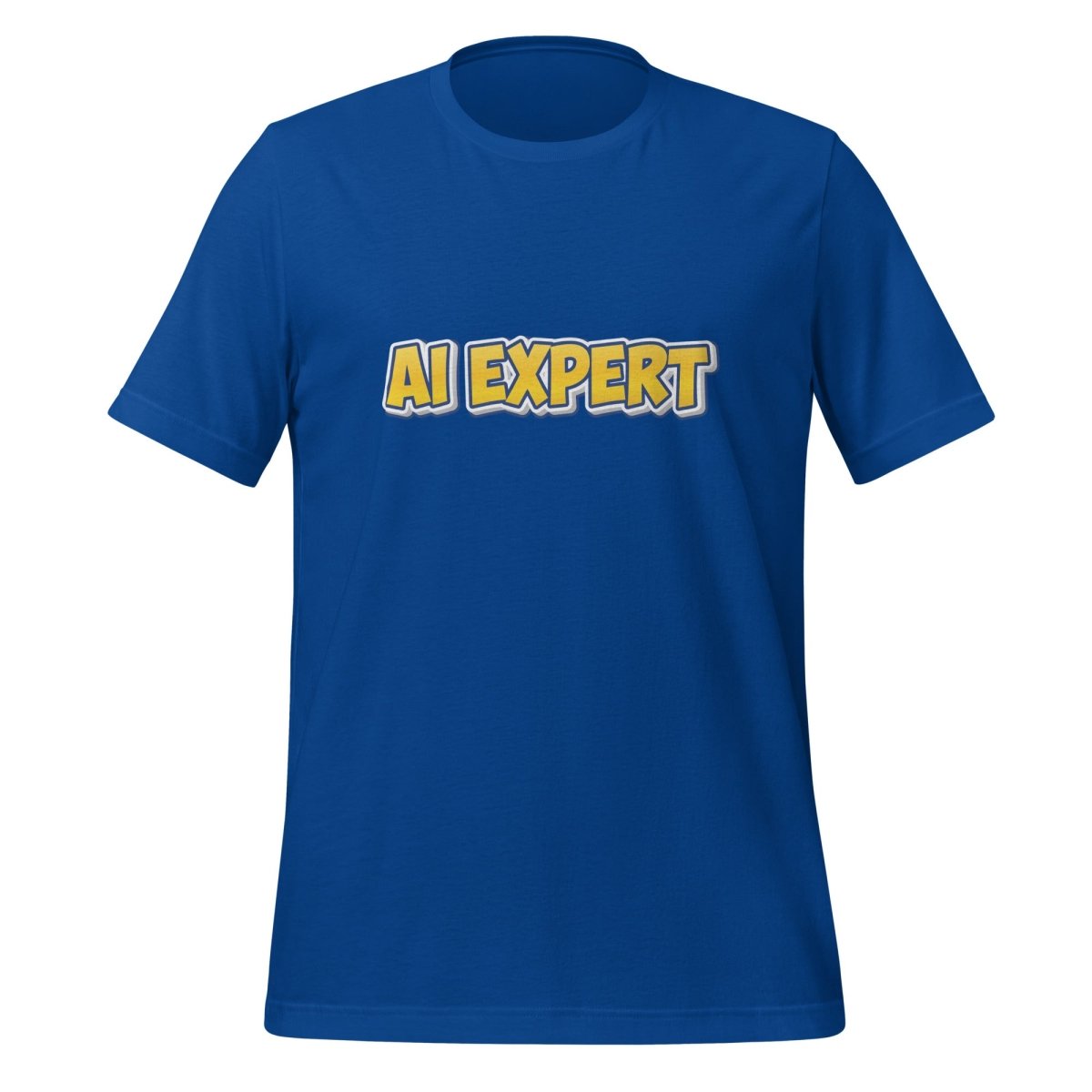 Yellow Comic AI EXPERT T-Shirt (unisex) - True Royal - AI Store