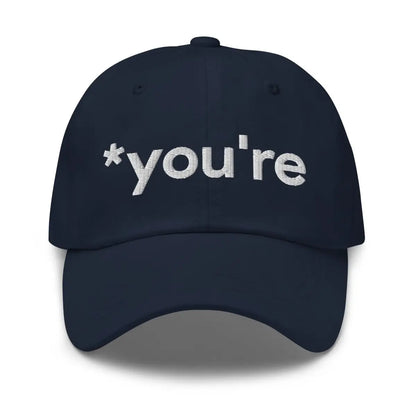 *you’re Embroidered Cap - Navy