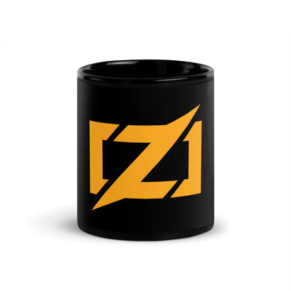 Zig Black Glossy Mug - 11 oz