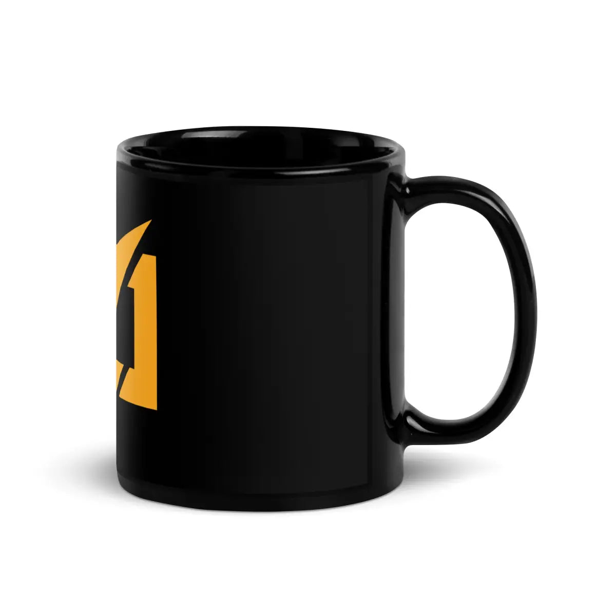 Zig Black Glossy Mug