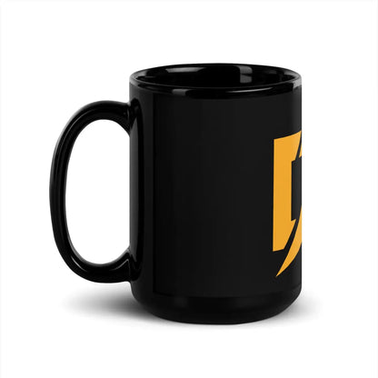 Zig Black Glossy Mug