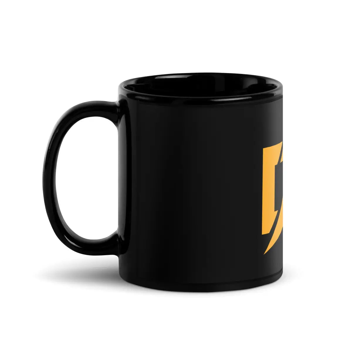 Zig Black Glossy Mug