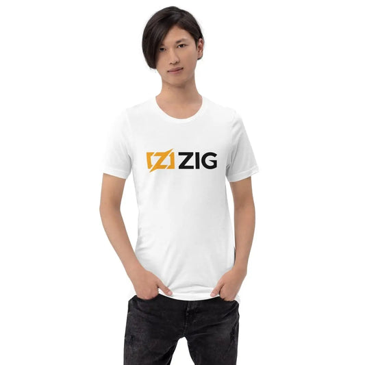 The Zig Black Logo T-shirt (unisex).