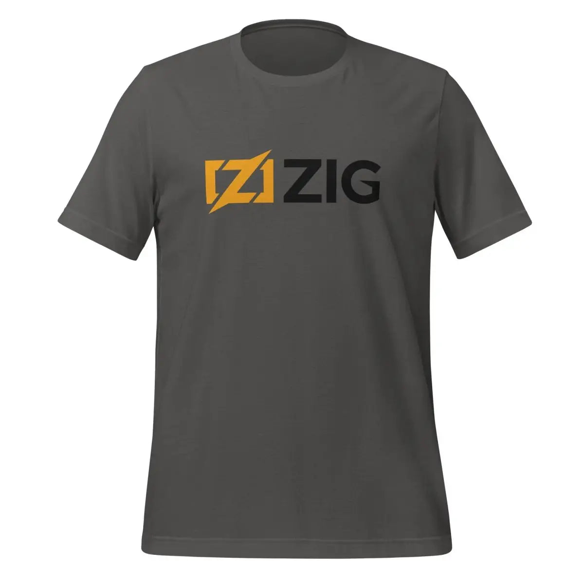 Zig Black Logo T-Shirt (unisex) - Asphalt / M