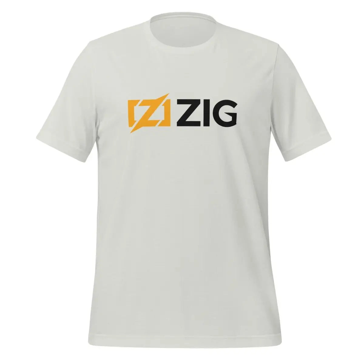 Zig Black Logo T-Shirt (unisex) - Silver / M