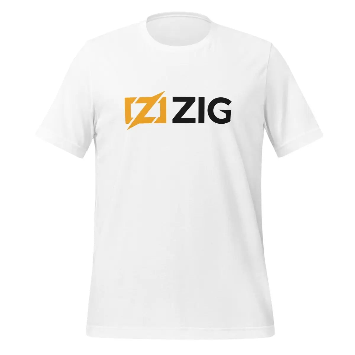 Zig Black Logo T-Shirt (unisex) - White / M