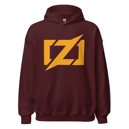 Zig Hoodie (unisex) - Maroon / M