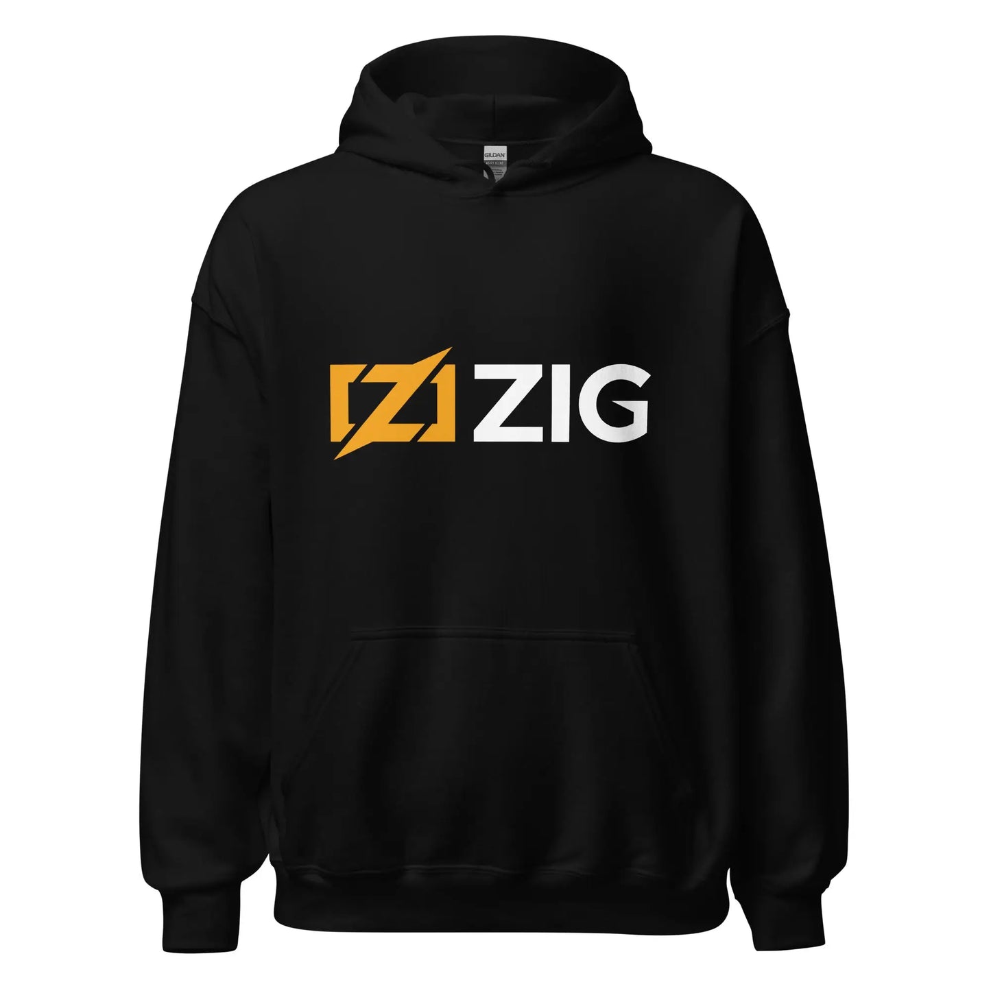 Zig Logo Hoodie (unisex) - Black / M