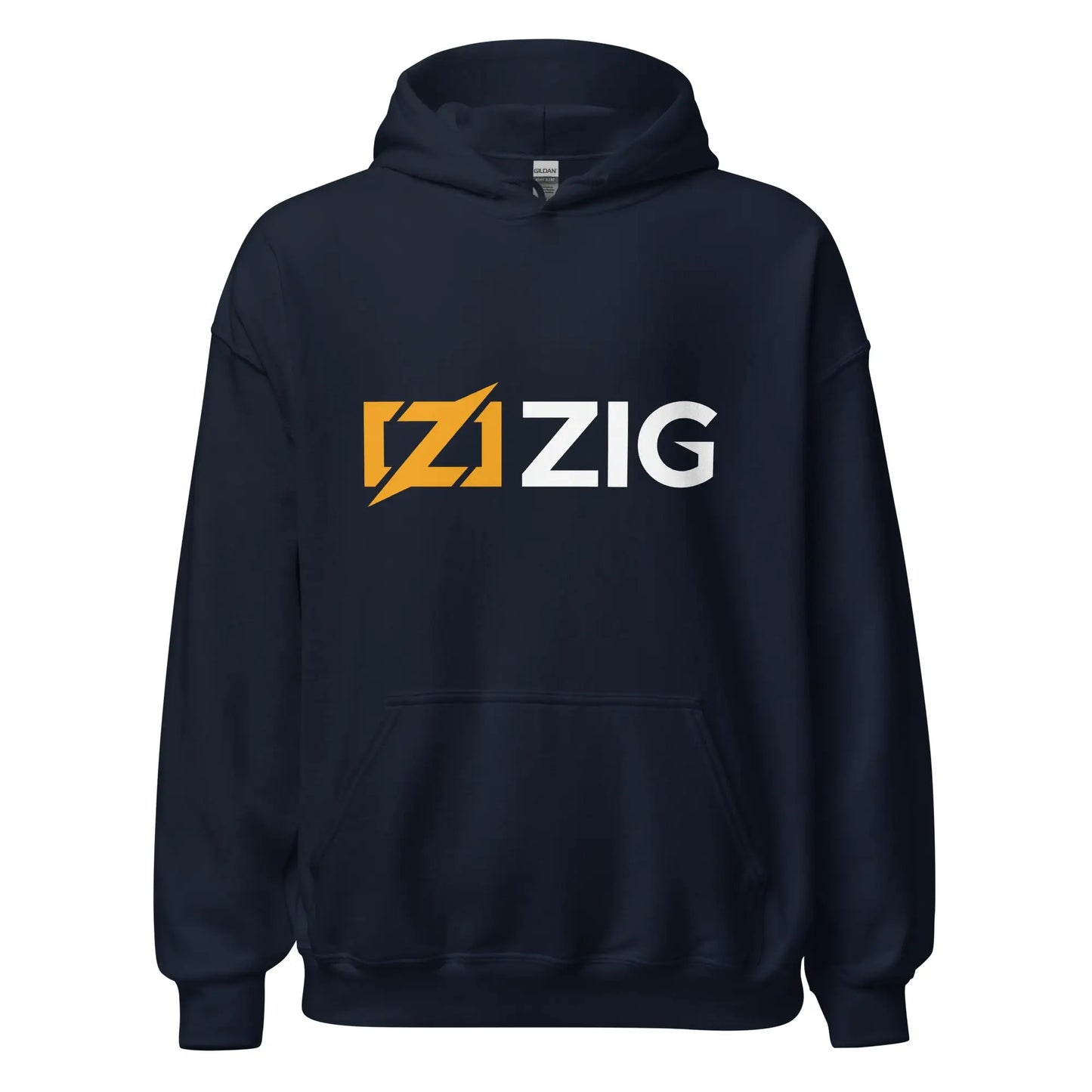 Zig Logo Hoodie (unisex) - Navy / M