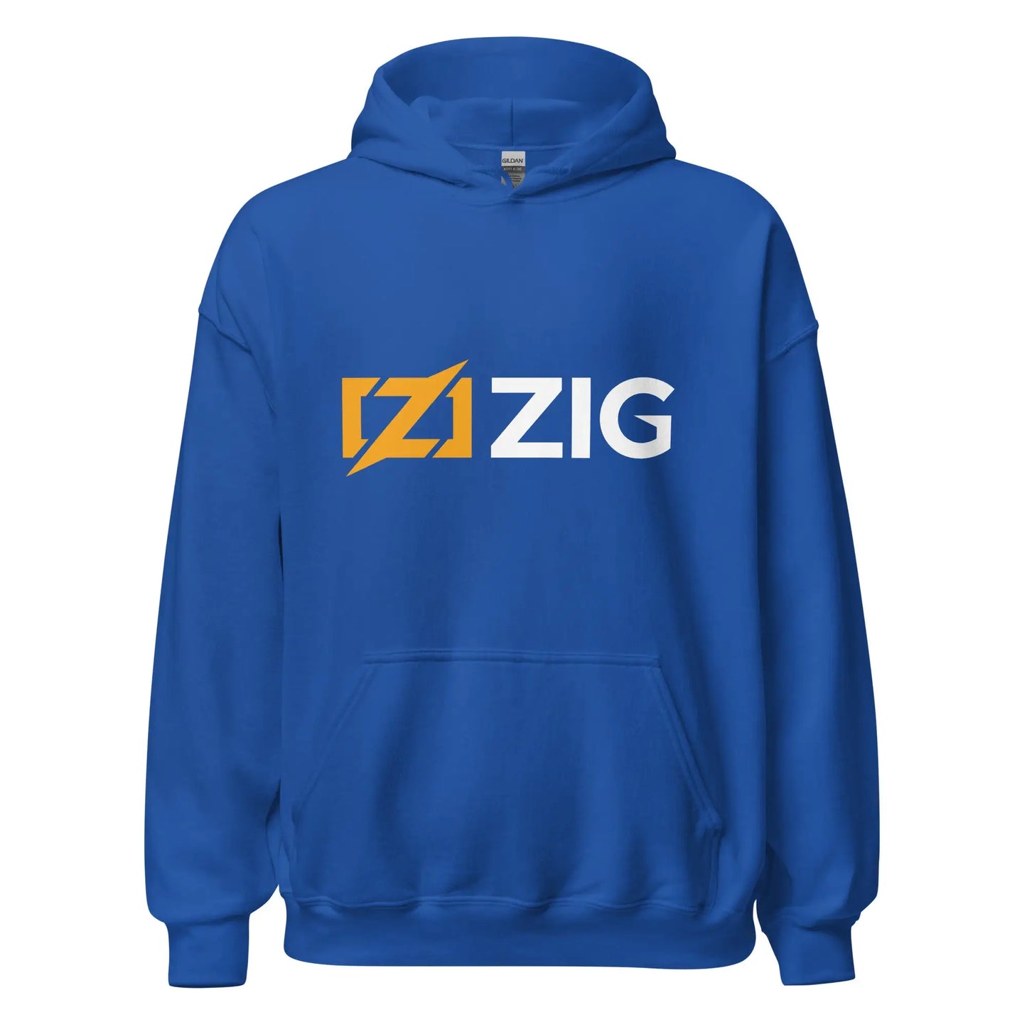 Zig Logo Hoodie (unisex) - Royal / M