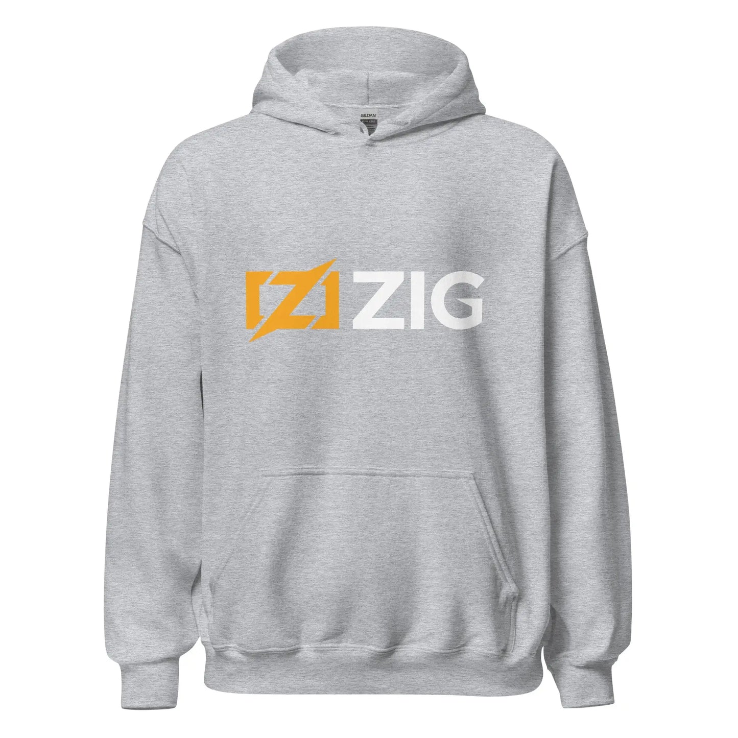 Zig Logo Hoodie (unisex) - Sport Grey / M