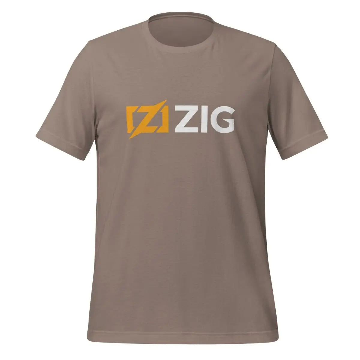 Zig Logo T-Shirt (unisex) - Pebble / M