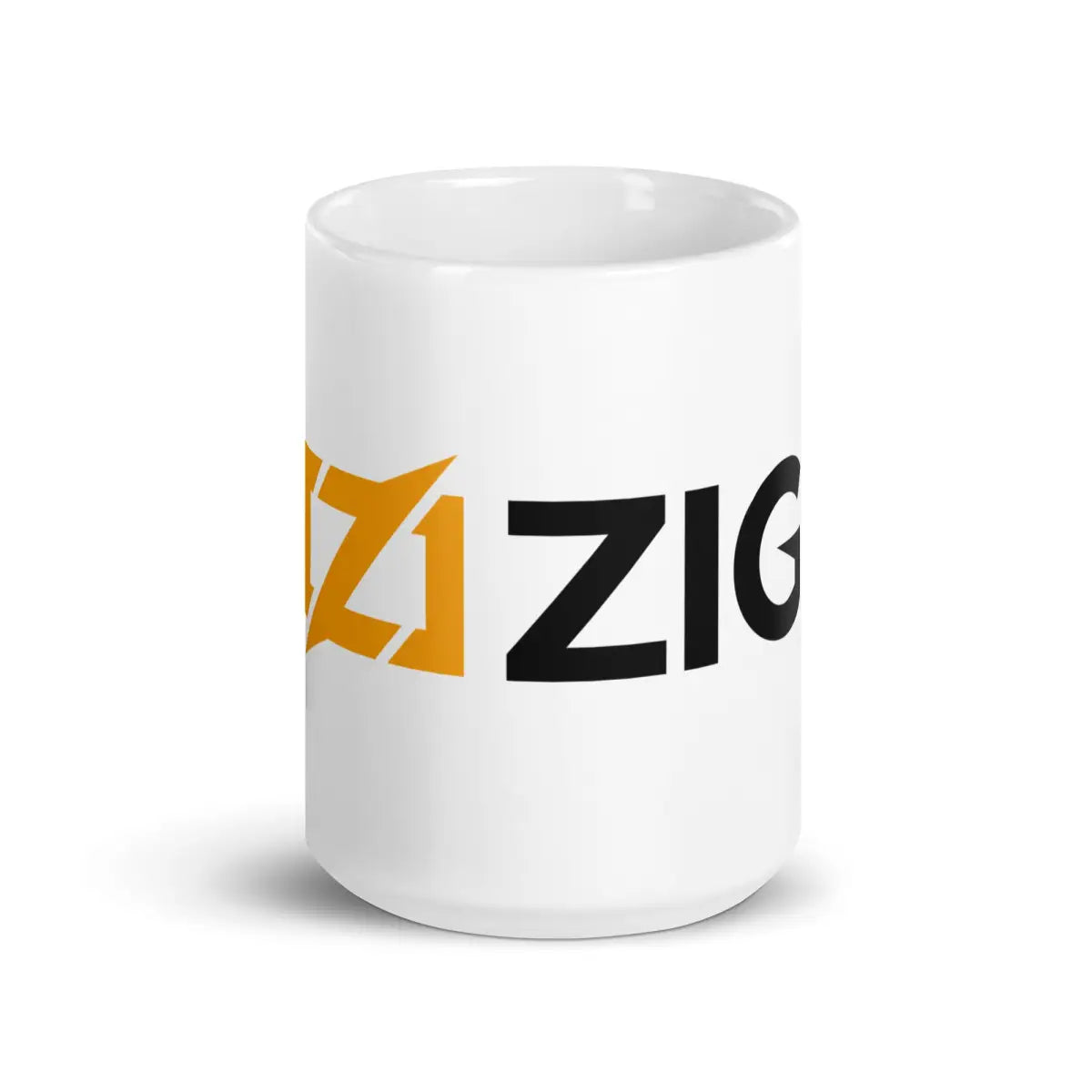 Zig Logo White Glossy Mug - 15 oz