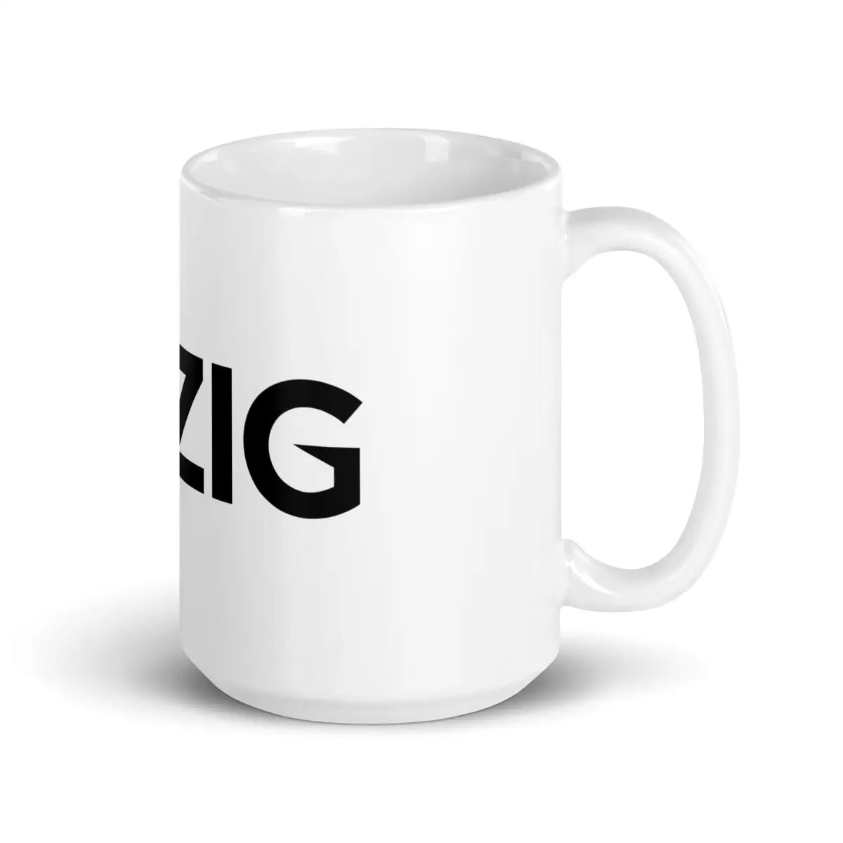 Zig Logo White Glossy Mug